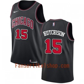 NBA Chicago Bulls Trikot Chandler Hutchison 15 Nike Schwarz Swingman - Herren